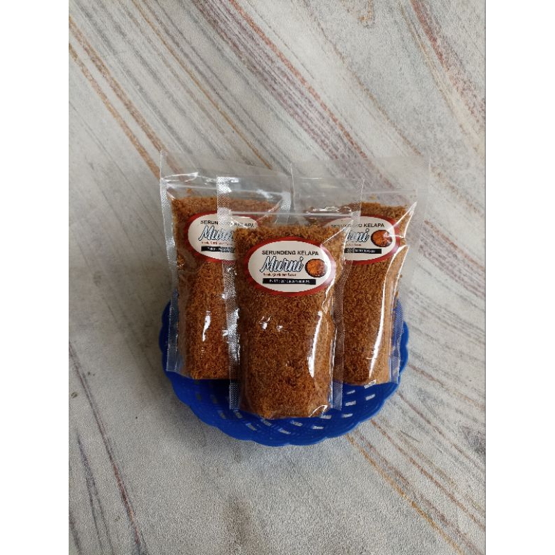 

250gr Serundeng Kelapa Murni Original Pedas Gurih 100% Halal