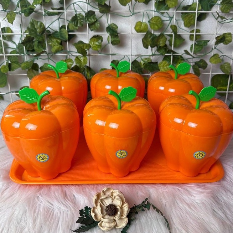 Tpk Toples Set Labu  Nampan Unik Ukuran L 6 Toples1 Nampan