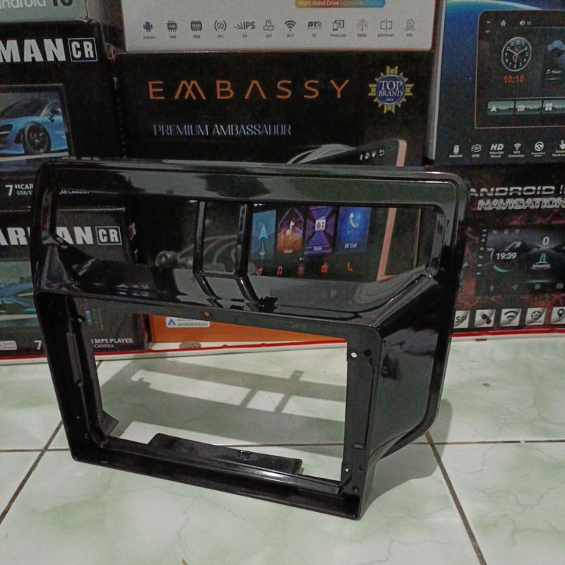 frame head unit android 9inch all new rush/terios 2018-2022