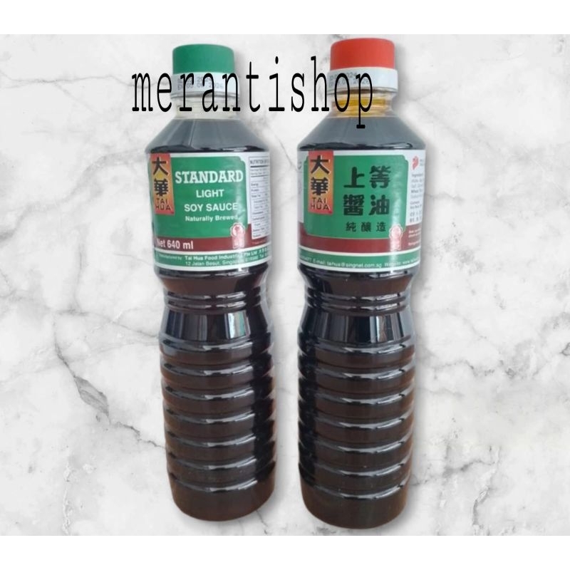 

Kecap Asin Tai Hua Light Soy Sauce 640ml / Kicap Asin Hitam / Kecap Dai Hua / Ciu Qing / Tao Yiu / Kecap Asin Hitam
