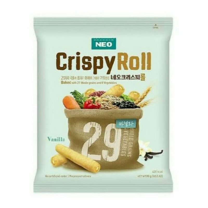 

Neo Crispy Roll Vanilla - Wafer Roll Rasa Vanila 80gr