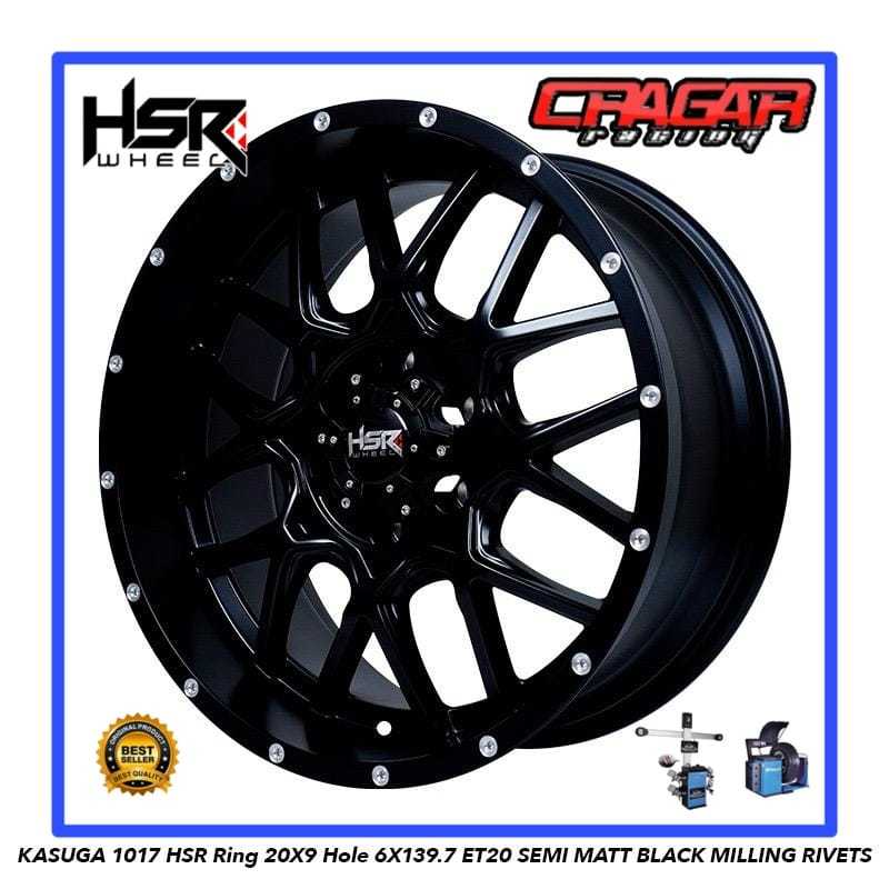 Velg Mobil Gahar Ring 20 Lubang 6 Cocok Buat Pajero Fortuner Hilux Triton Dll