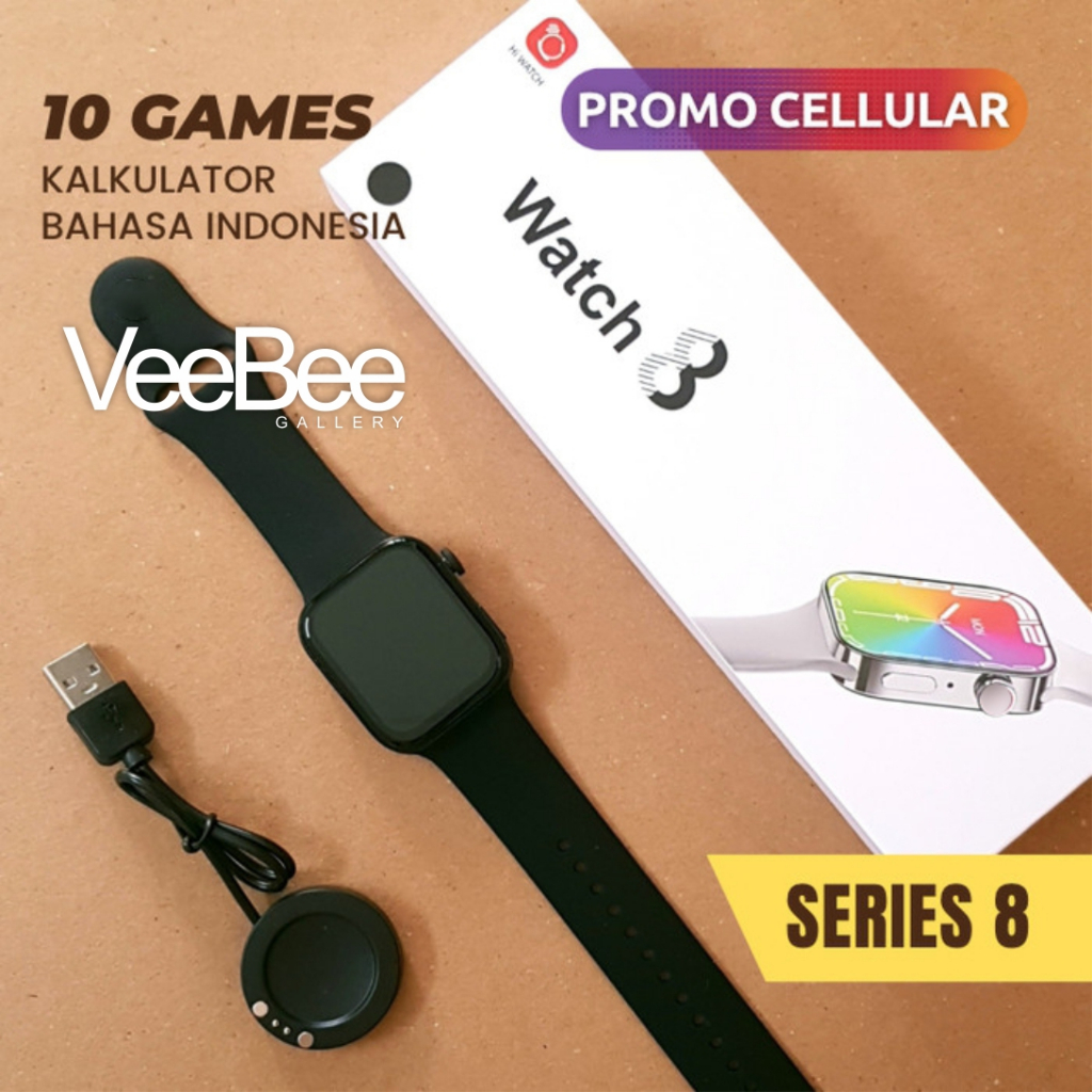 Smart Watch i8 Series 8 Jam tangan Pria Wanita Bisa main Games