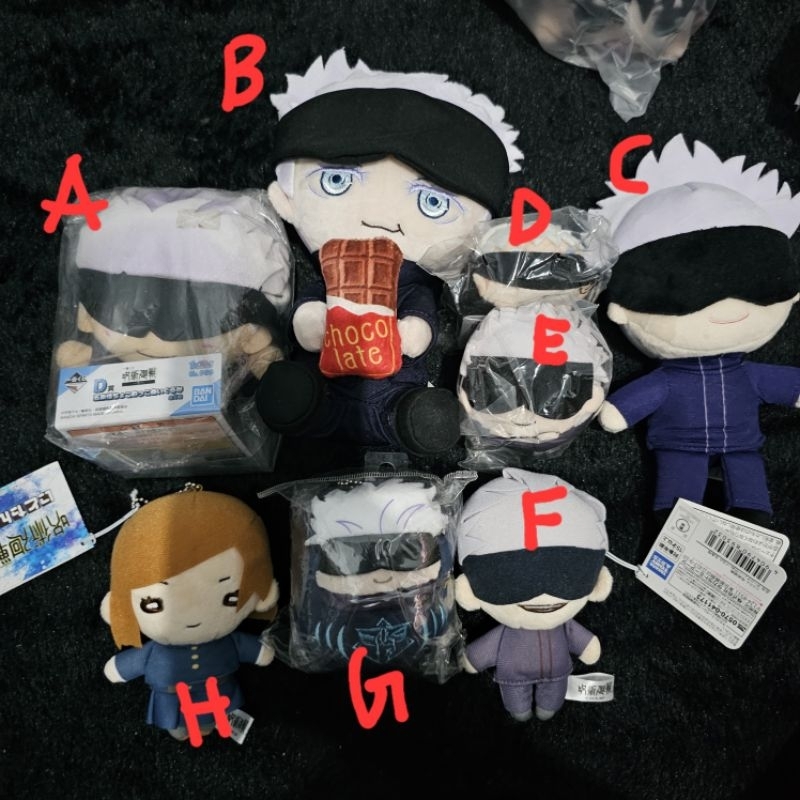 nuigurumi plush jujutsu kaisen gojo satoru noru chara nitotan hagu hagu dkk