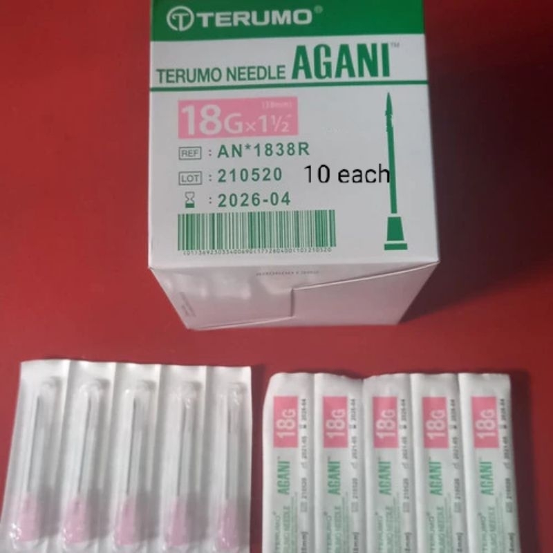 Terumo Needle Again jarum suntik Terumo 10 pcs jarum