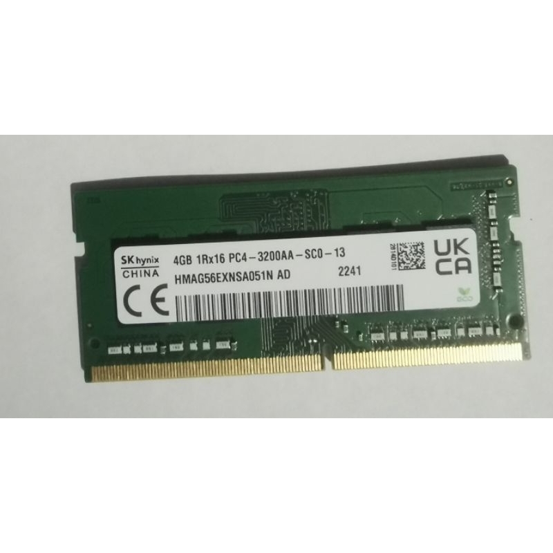 Memory RAM ddr4 4gb cabutan dari laptop baru