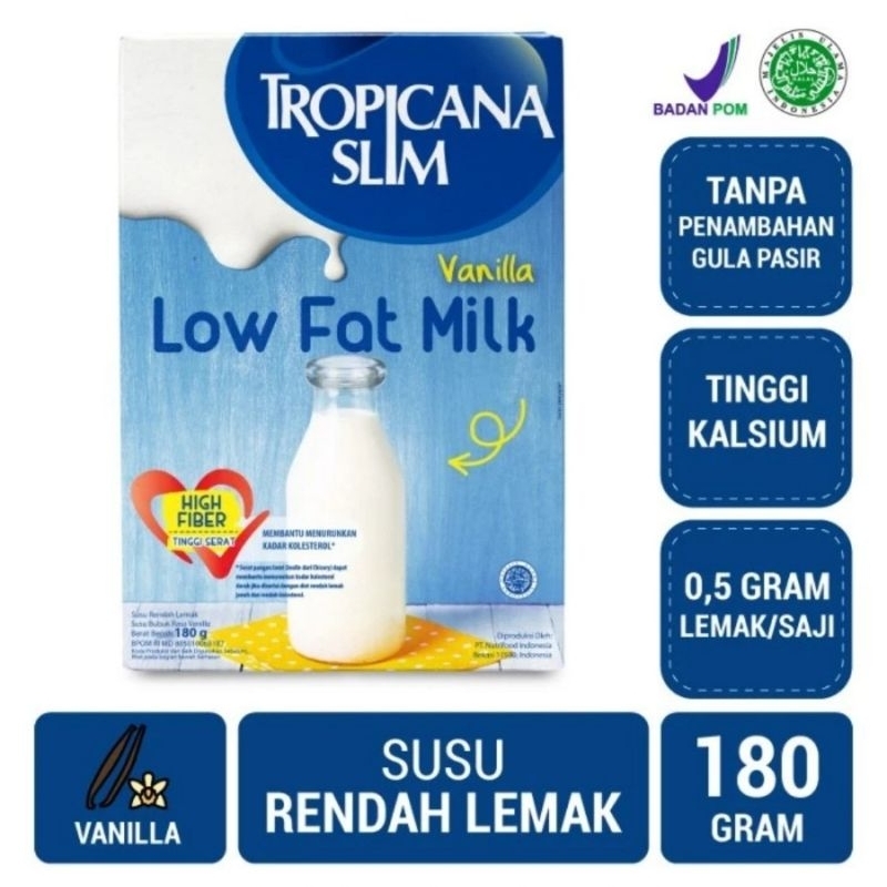 

tropicana milk low fat vanilla 180 gr