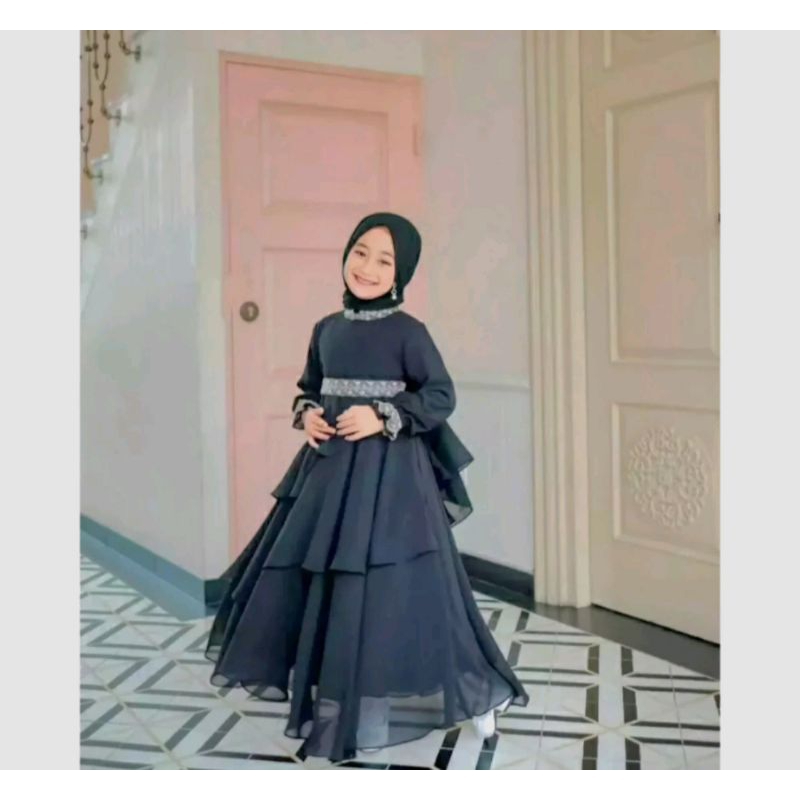 Gamis anak usia 7-15 thn original mikayla butik