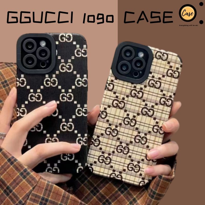 Casing Terbaru GG LEATHER SOFTCASE IPHONE X XS XR XS MAX 11 11 PRO 11 PROMAX 12 12 PRO 12 PROMAX 13 