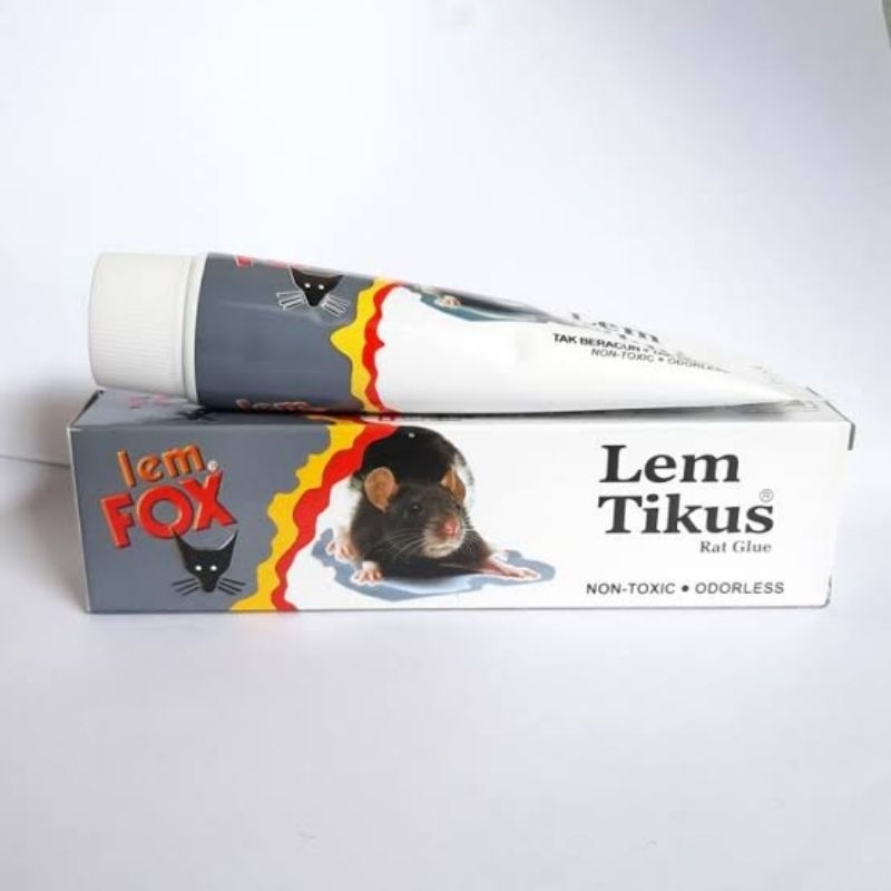 LEM TIKUS ODOL TUBE FOX 75GRAM GROSIRAN MURAH MERIAH LEM TIKUS TUBE FOX 75GRAM MURMER GROSIRAN