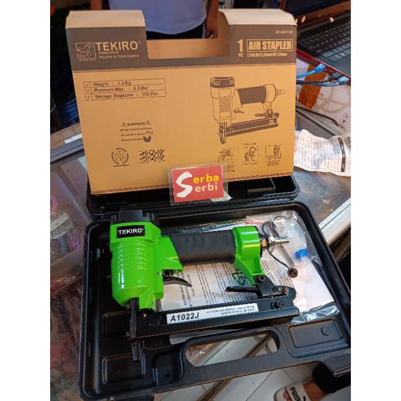 

[1022j TEKIRO]Mesin paku tembak staples kompresor TEKIRO