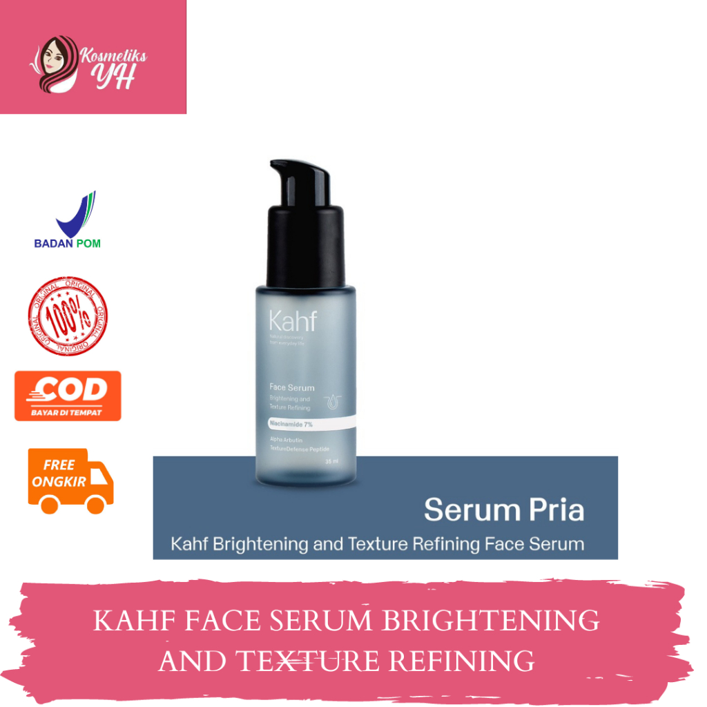 KAHF BRIGHTENING SERUM ATAU KAHF SERUM DAN SERUM WAJAH LAKI LAKI