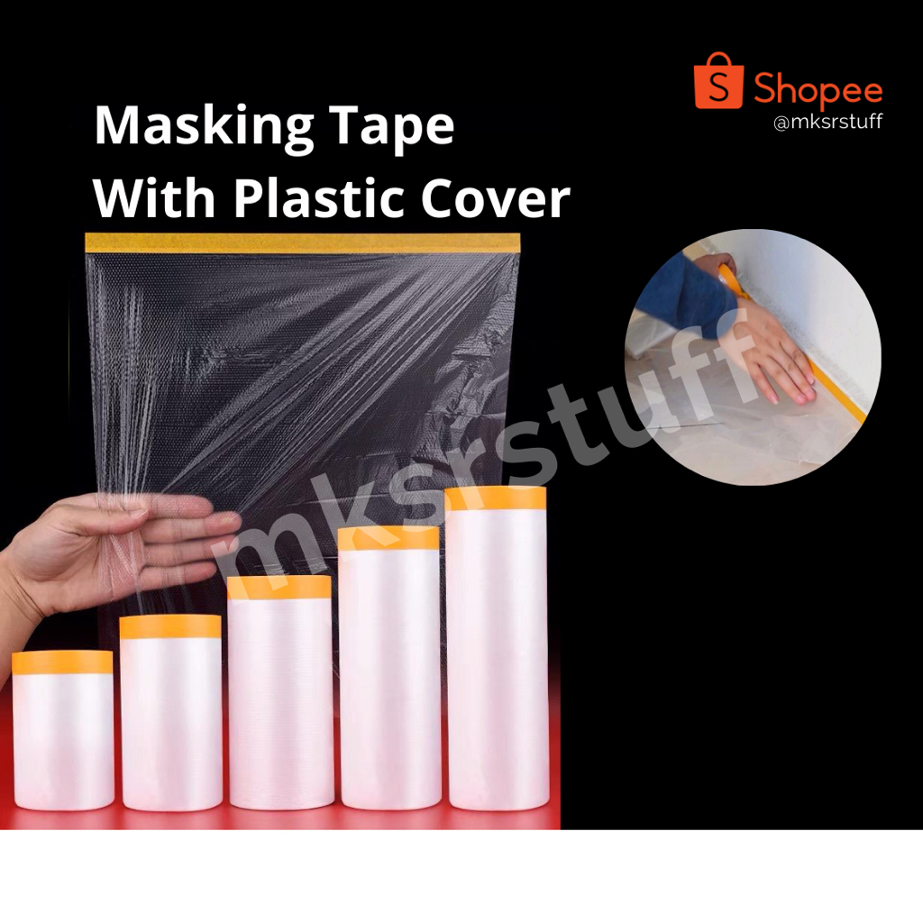 

Masking Tape with Plastic Cover
