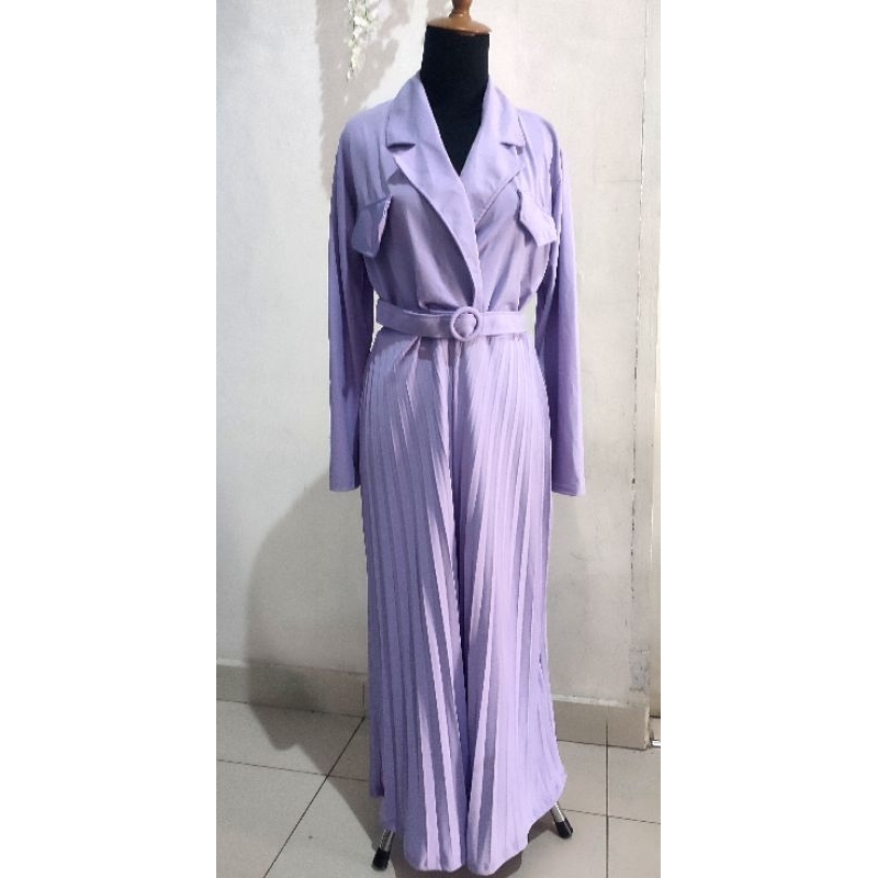 Jumpsuit Plisket Lilac