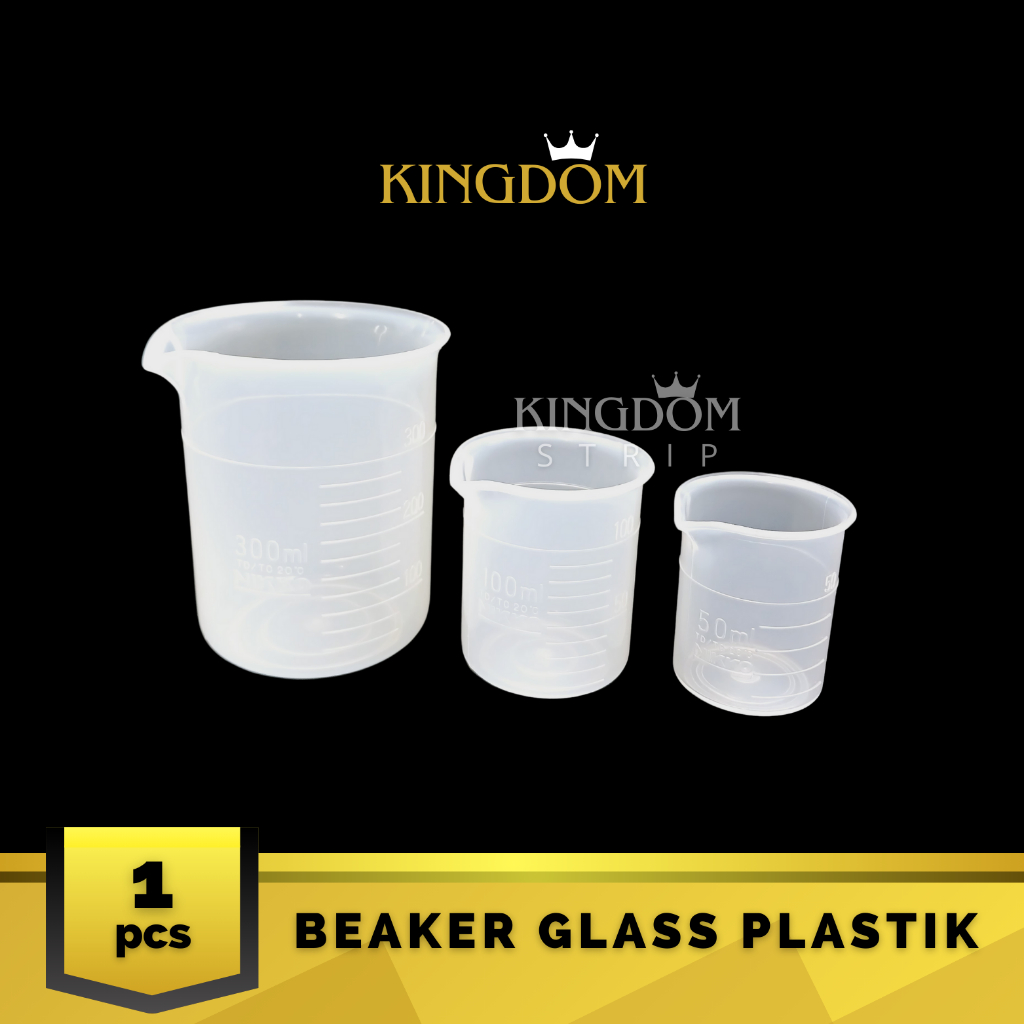 Beaker Gelas Plastik 300 cc