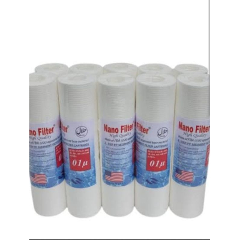filter air nano sediment cartridge isi ulang 10 inci ukuran 01