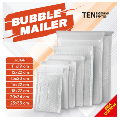 

AMPLOP BUBBLE MAILER WRAP PREMIUM TERMURAH (Harga Per pcs)
