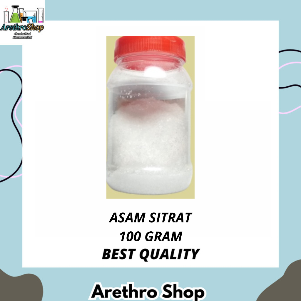 

CITRIC ACID / ASAM SITRAT / CITRUN 100 GRAM BEST QUALITY