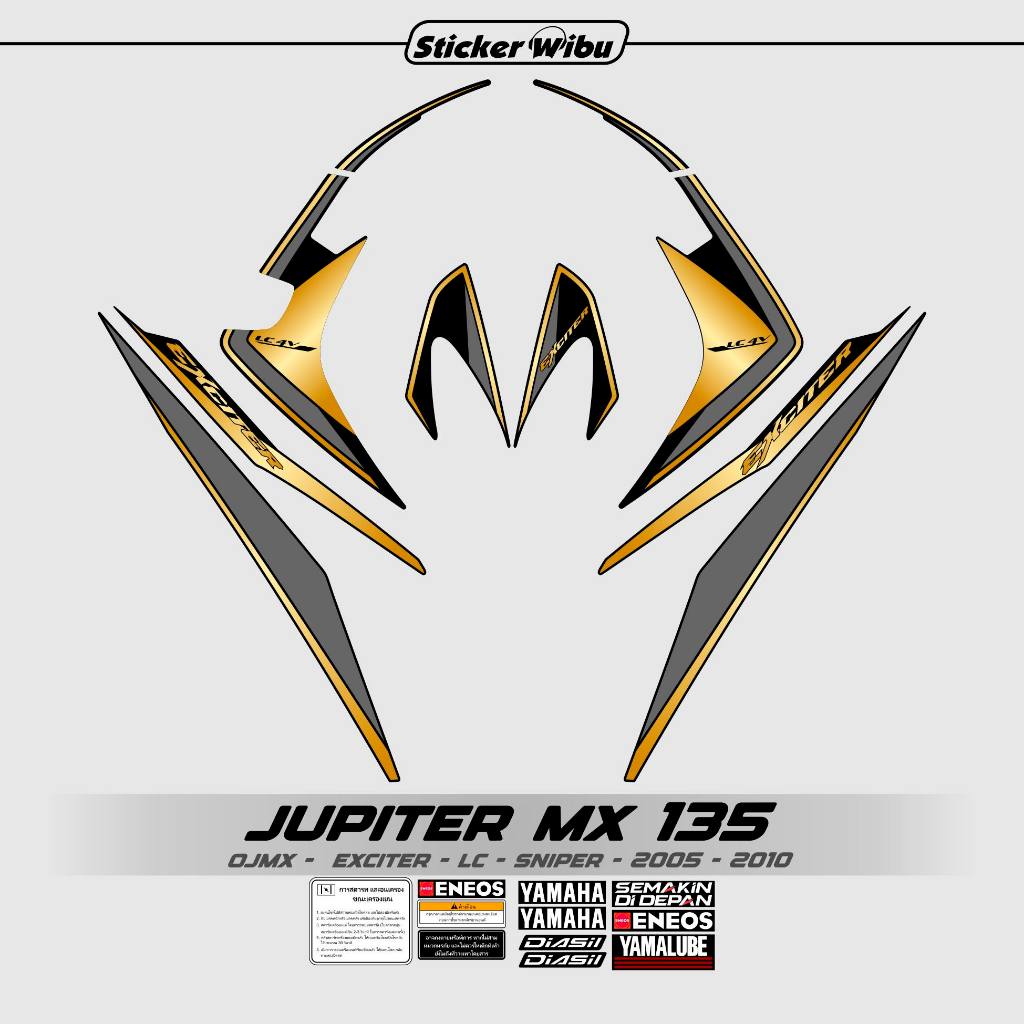 Striping Mx Lama 135 Motif X21/Jupiter Mx Old/Striping/Striping Mx Lama/Exciter 135/Mx Old 135