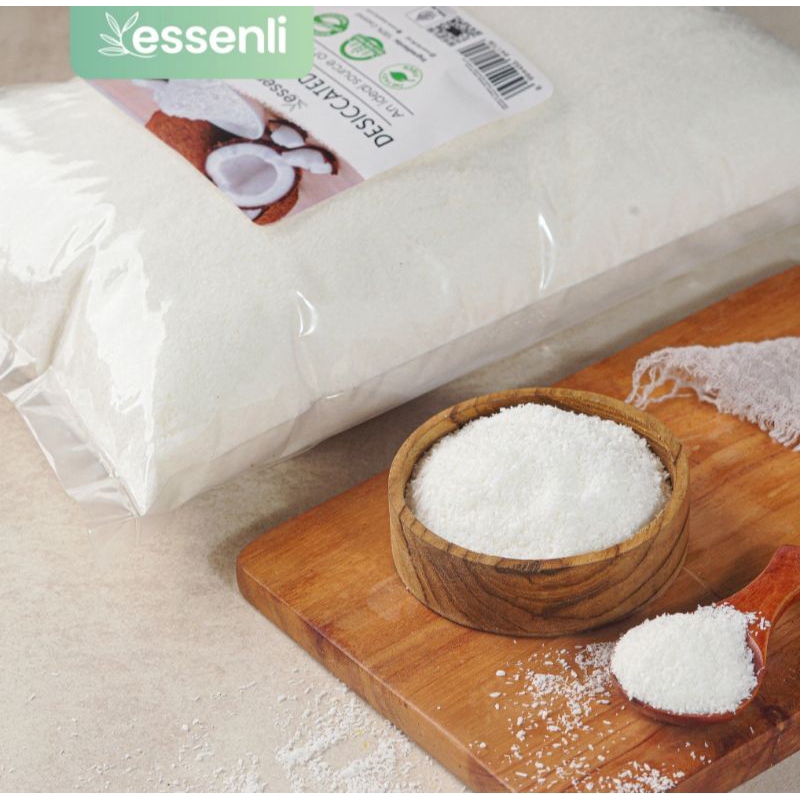 

Desiccated coconut/tepung kelapa parut/kelapa parut kering/tepung keto 1kg