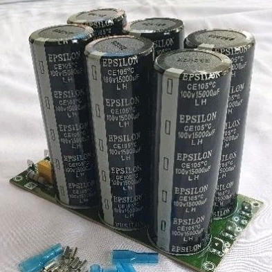 KIT PSU 6 Elco Epsilon 15000uf 100V ORI Lengkap