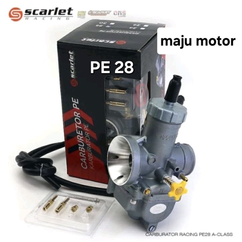Karbulator Racing Karbu PE 24 PE 28 Original Scarlet