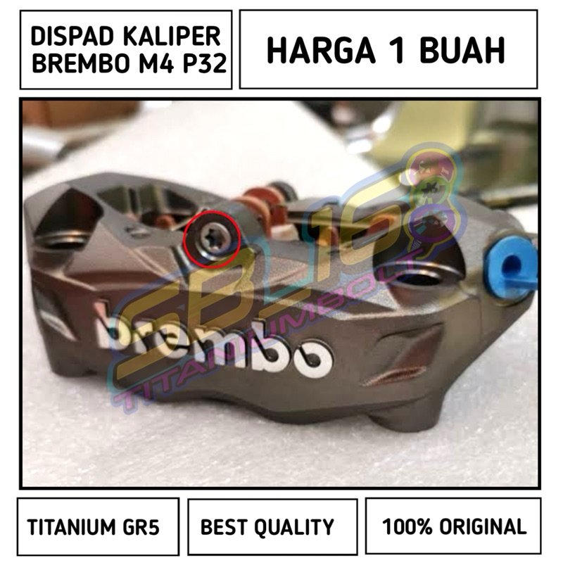 TOJOSAN KALIPER BREMBO M4 P32 TITANIUM
