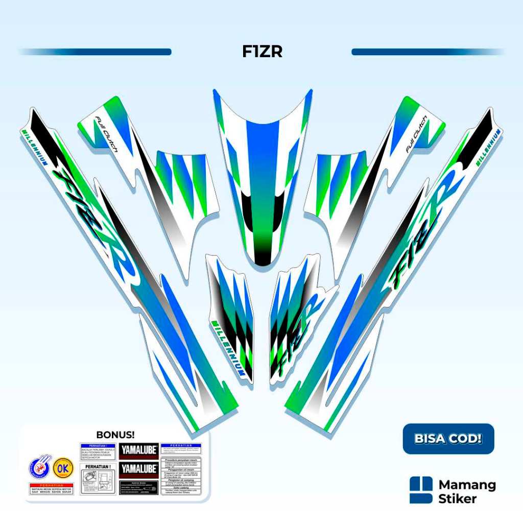 Striping Yamaha F1ZR Variasi (4) FIZ R FIZR Original 1997 1998 1999 2000 2001 2002 2003 2004 Ardath 