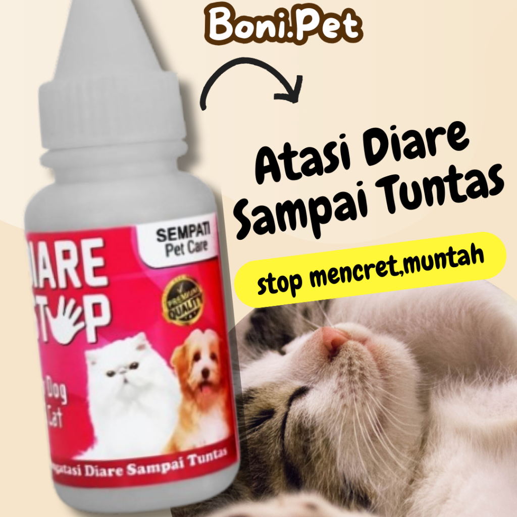 Obat Kucing Mencret Muntah Kurus Sakit Diare Stop 30ml
