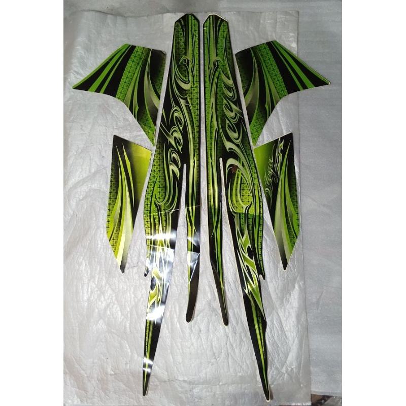 Striping stiker body kanan kiri full set Yamaha VegaZR 2011 Original AAJ