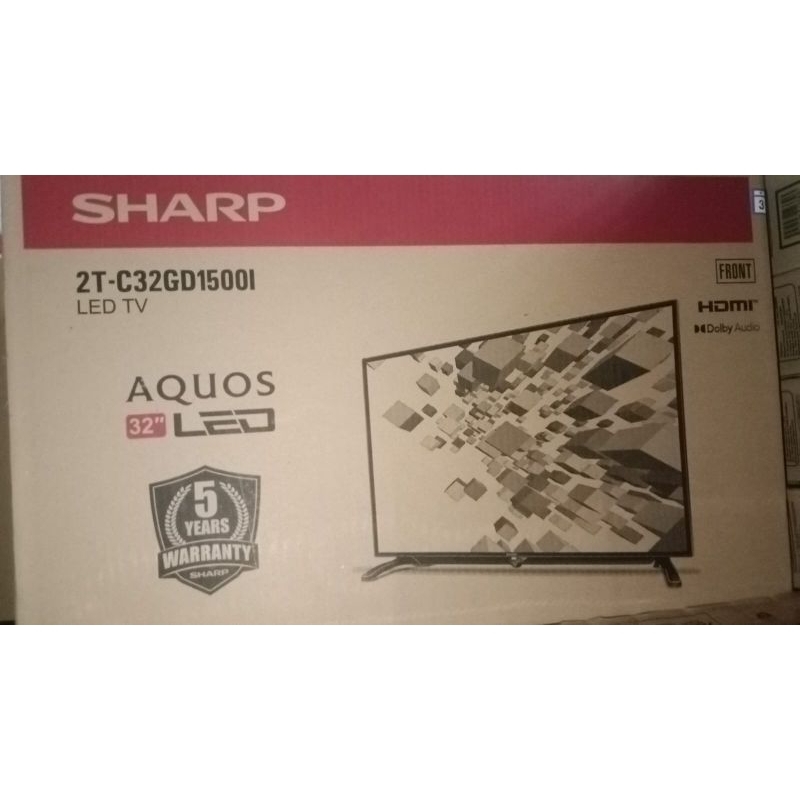 Led Sharp 32 inch 32inch 2T-GD1500I 2T 32GD1500I 32GD1500 i 32GD15 32GD 1500 Digital DVB T2
