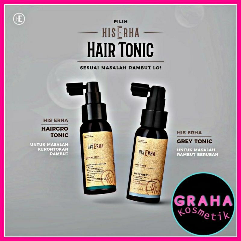 HISERHA TONIC RAMBUT PRIA / ANTI RONTOK DAN ANTI UBAN