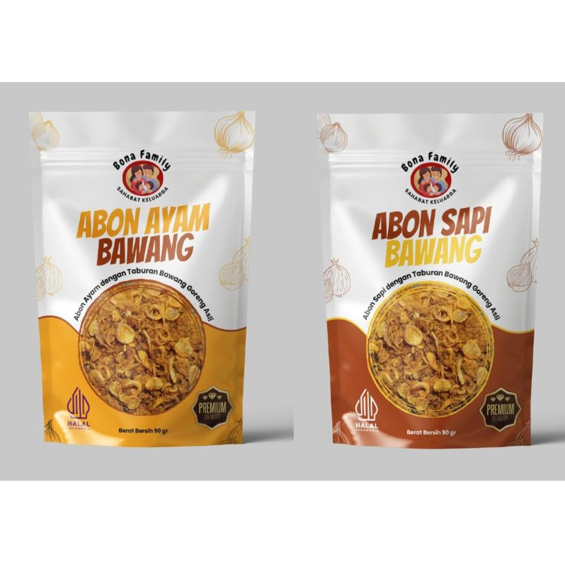 

Bona Abon Sapi Ayam Family PREMIUM 90gr