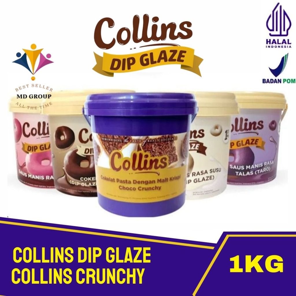

SAMARINDA - COLLINS DIP GLAZE DAN CRUNCHY 1 KG ANEKA RASA