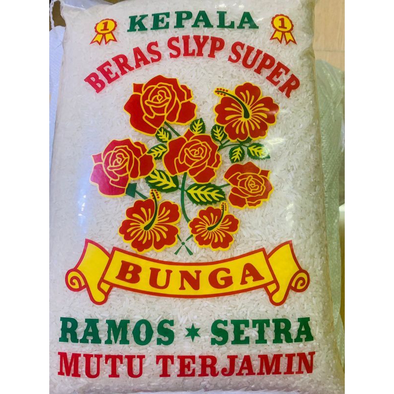 

Beras Ramos Bunga Super Premium 5kg, 10kg, 20kg