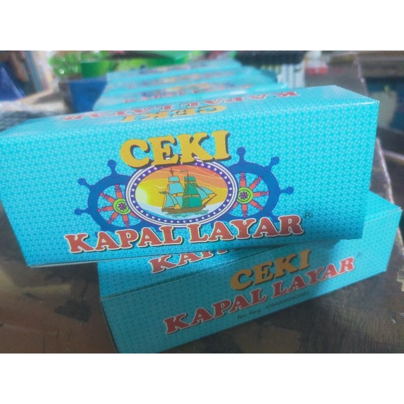 

1 box kertas ceki ( koa) KAPAL LAYAR isi 10 pcs