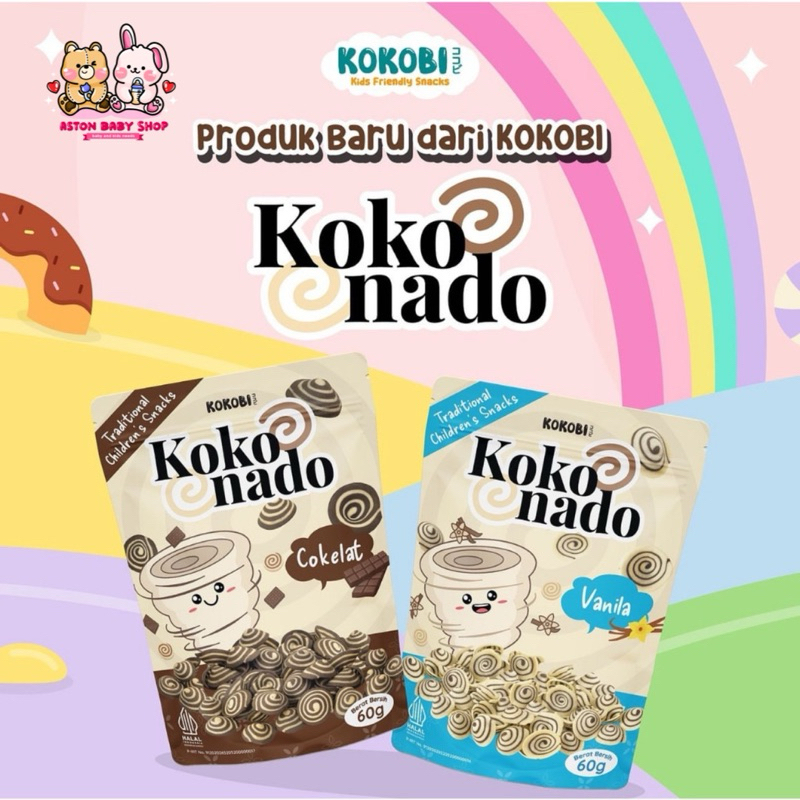 

KOKOBI Koko Nado - Kuping Gajah Mini (12m+) /Snack Cemilan Anak