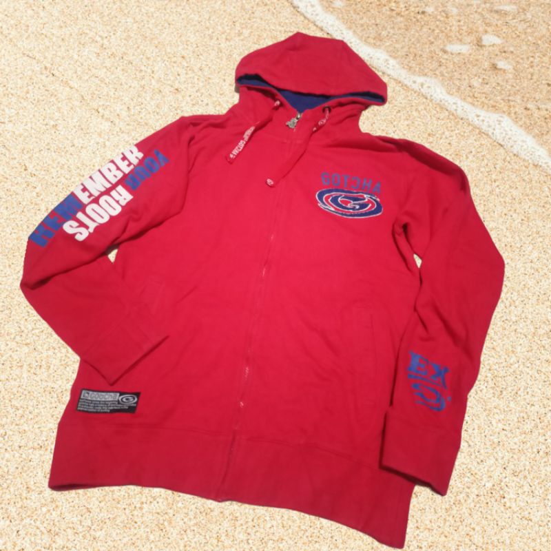 Sweater Hoodie jacket Pria Dewasa RARE original Vintage GOTCHA