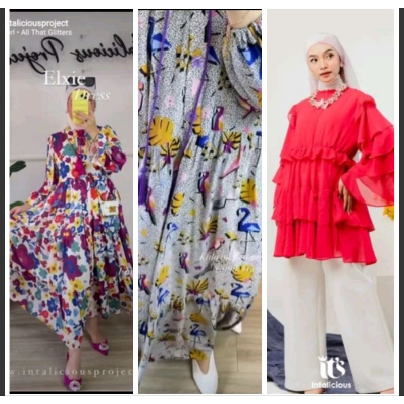 Elxie Dress Chloe Dress Lucie Blouse By Intalicious Intaliciousproject