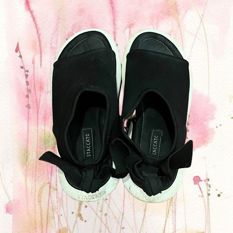 Staccato Black Shoes