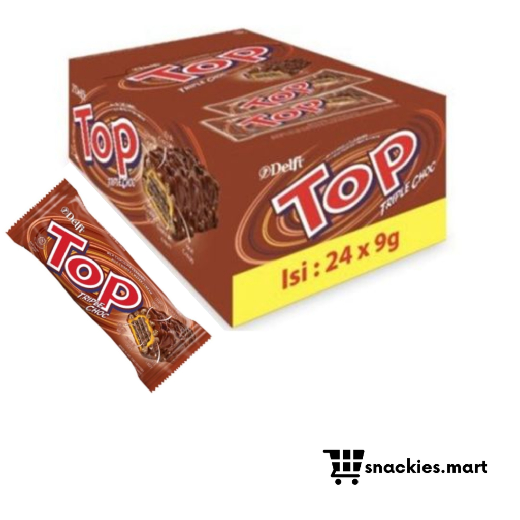 

Delfi TOP Wafer Triple Choco Pcs / Satuan 9gr