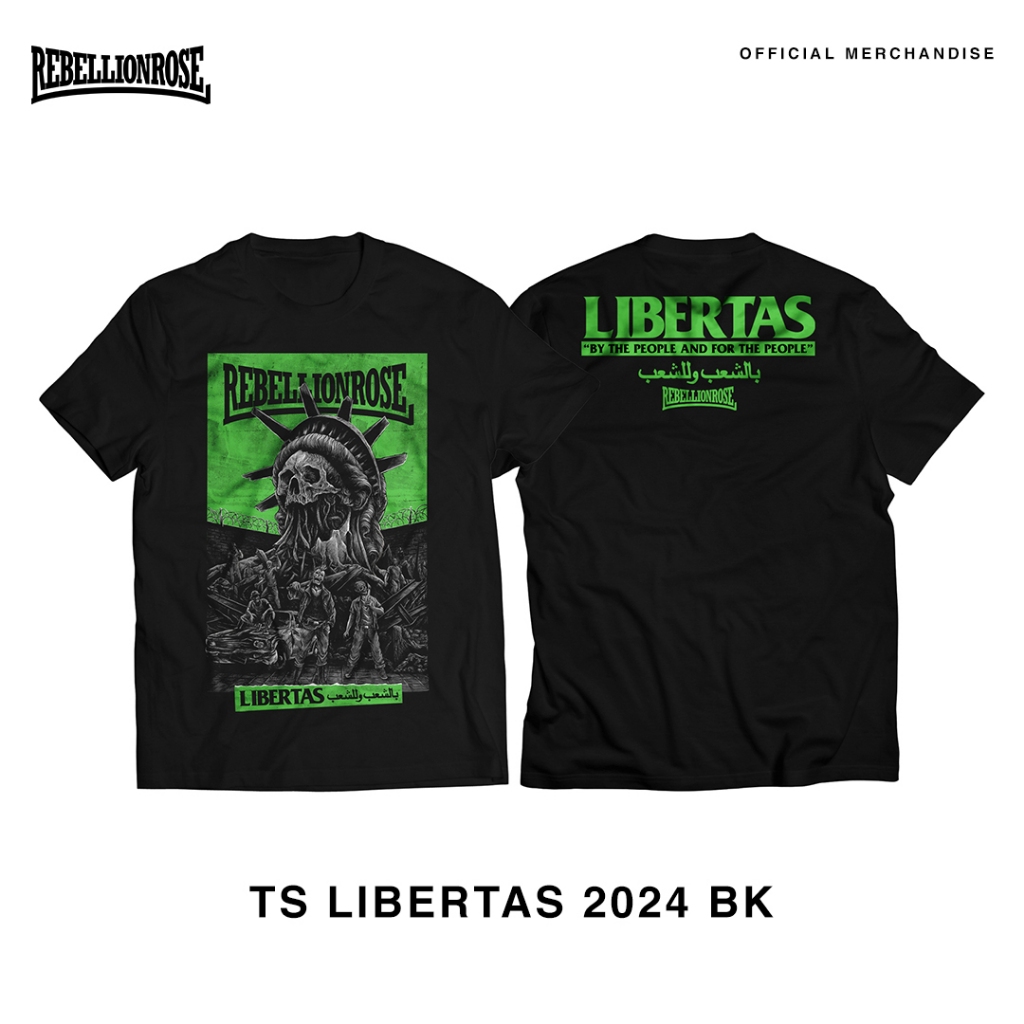 TS LIBERTAS 2024 - Kaos Rebellion Rose Original Unisex