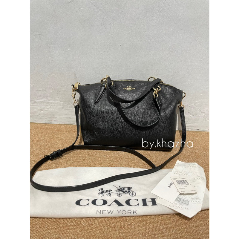 PRELOVED - Coach Small Kelsey Black (Ori Authentic)