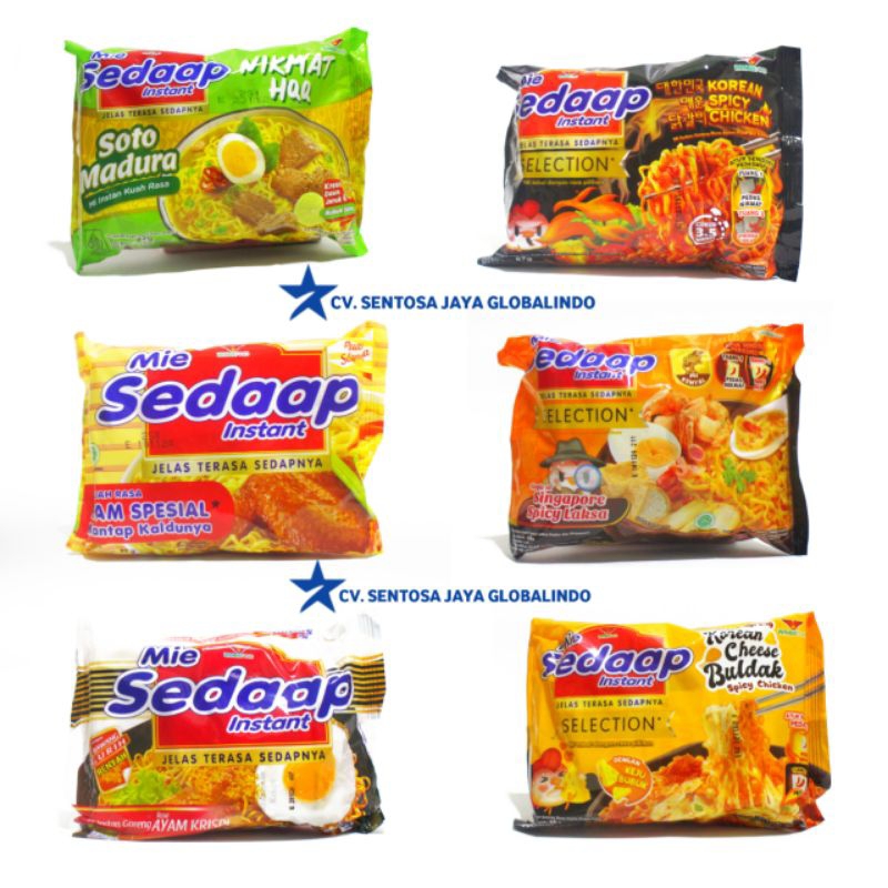 

Mie Sedap Mie Instan Selection Varian Rasa