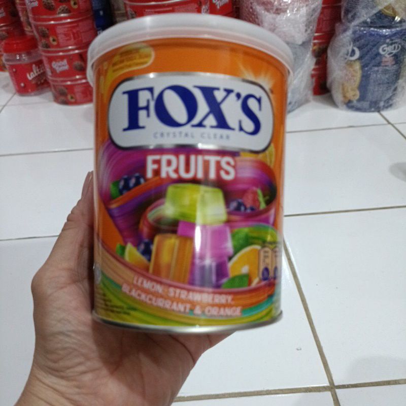 

Permen Fox Kaleng 180g/Permen Fox's Kaleng/Permen Fox's Crystal Clear/Permen Fox's Fruits