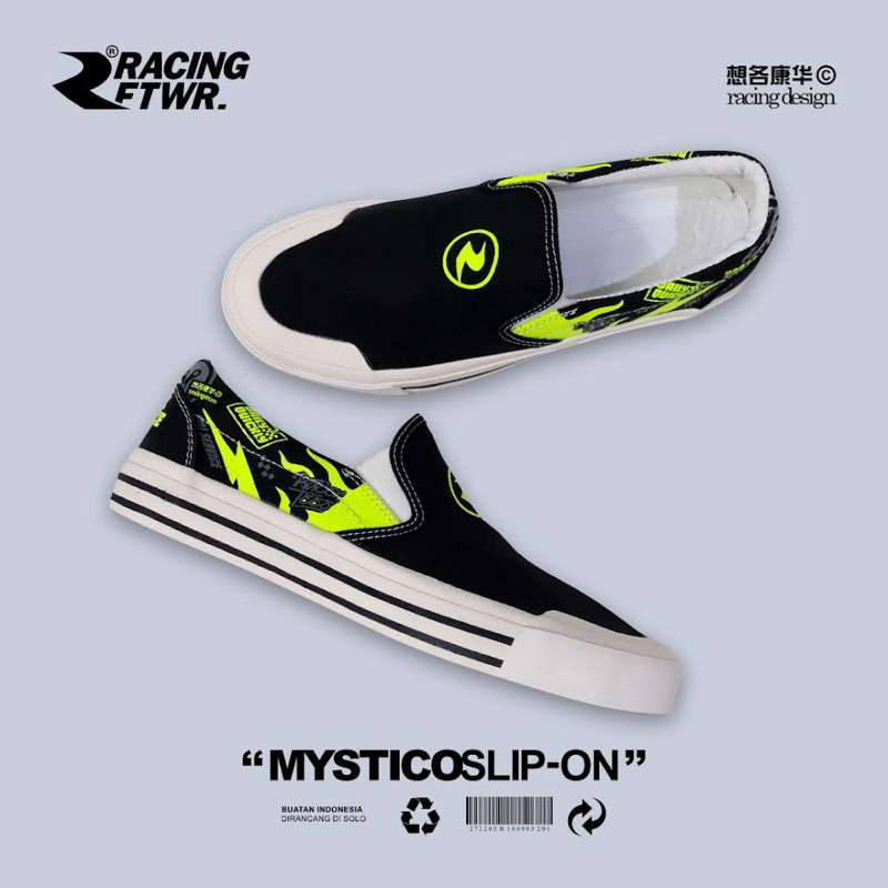 RACERTEES Sepatu Slip ON “Mystico”