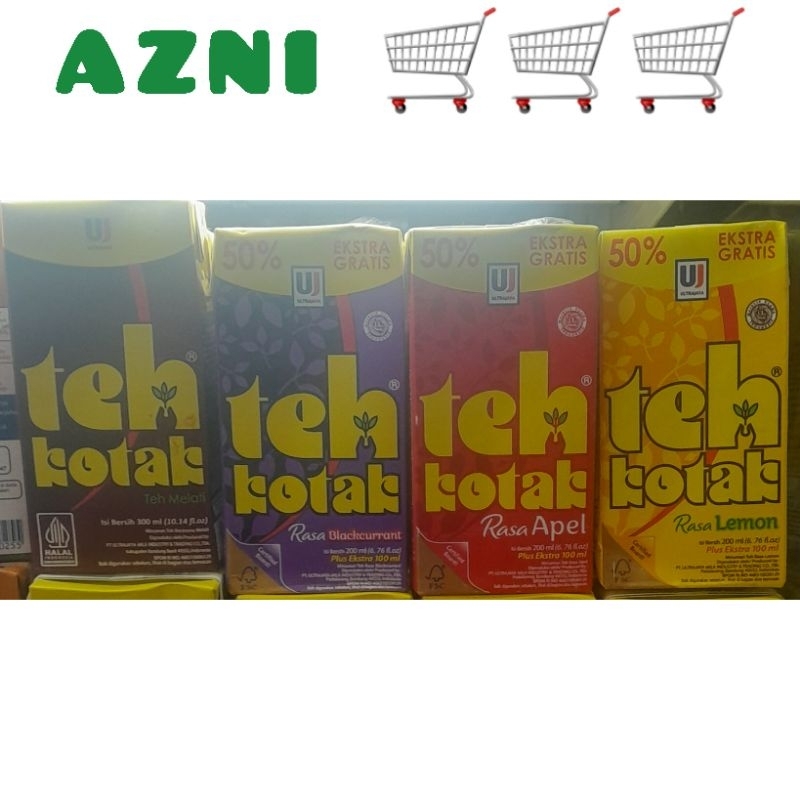 

TEH KOTAK 300 Ml 1 Pcs - Jasmine/ Apel/ Blackurant/ Lemon/ All Varian