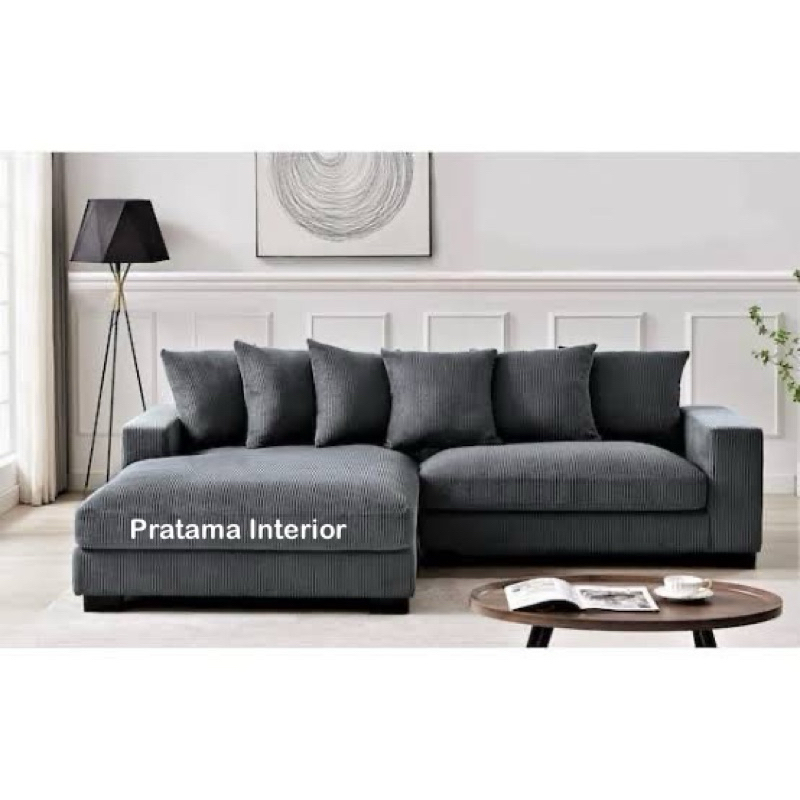 Sofa L Santai / Sofa L Jumbo / Sofa Ruang tamu / Sofa Minimalis