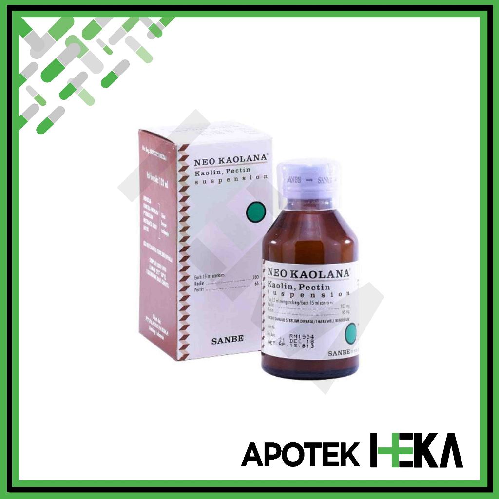 Neo Kaolana Kaolin Pectin Suspensi 120 ml - Sirup Diare [JAKSEL]