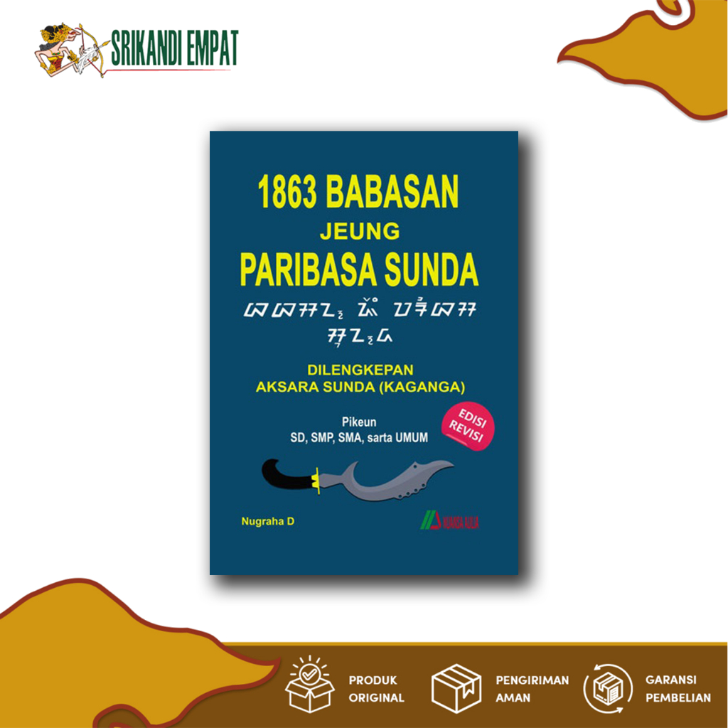 Buku 1863 Babasan Jeung Paribasa Sunda - Dilengkapi Aksara Sunda (Kaganga)